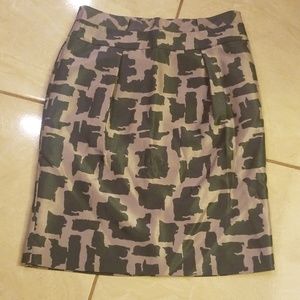 Banana Republic Printed Pencil Skirt